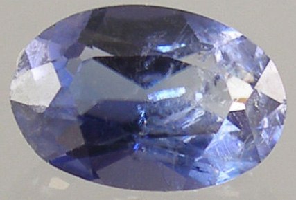 Benitoite Faceted