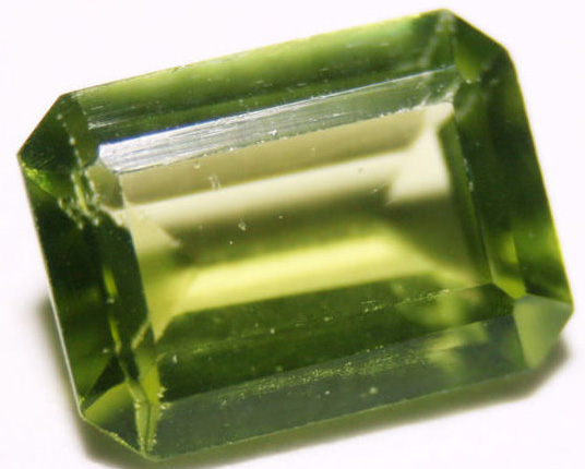 Emerald Cut Peridot